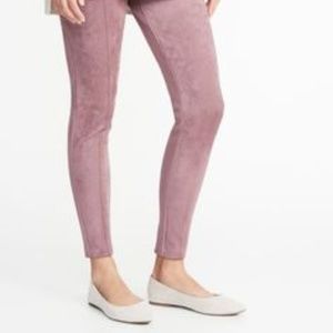 Old Navy High Rise Faux Suede Stevie Pants
